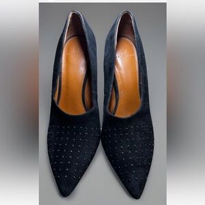 Halston Heritage Black Studded Flats